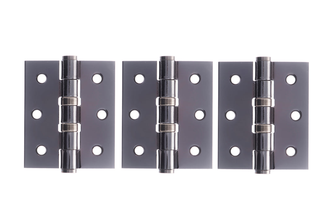 Atlantic Ball Bearing Hinges 3" x 2.5" x 2.5mm - Black Nickel