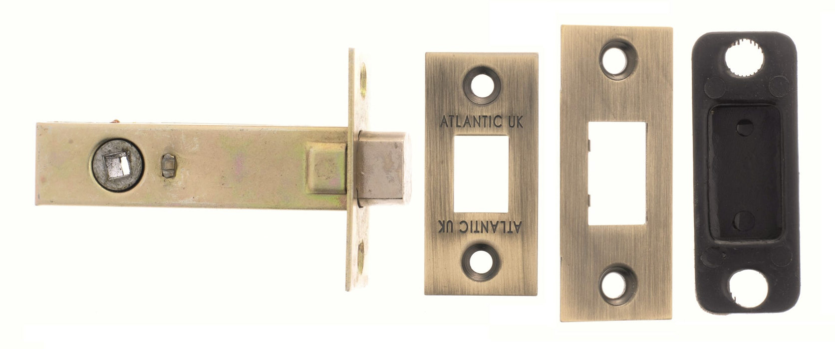 Atlantic Tubular Deadbolt 3" - Matt Antique Brass