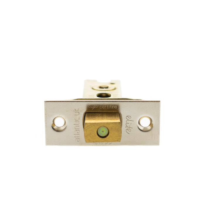 Atlantic Fire-Rated CE Marked Bolt Through Heavy Duty Tubular Deadbolt 3" - Polished Nickel