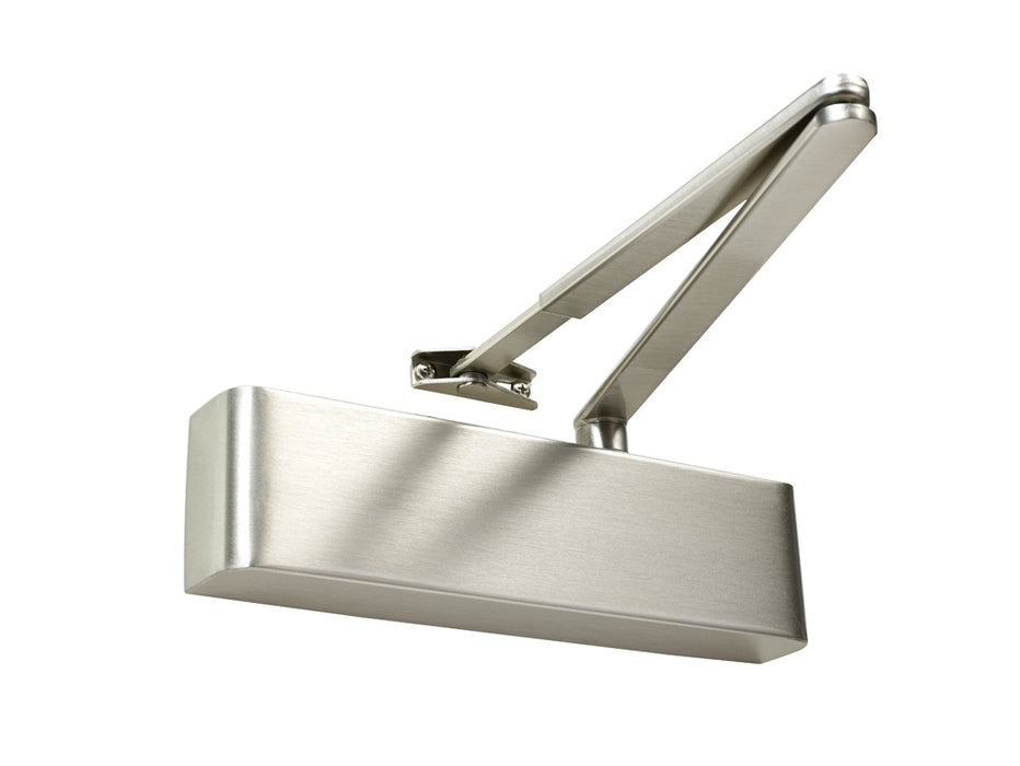 Atlantic Premium Grade Door Closer -max 110kg,DDA,Adj,Slimline - Satin Nickel