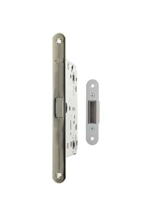 AGB Polaris 2XT Magnetic Bathroom Lock 60mm backset - Polished Chrome