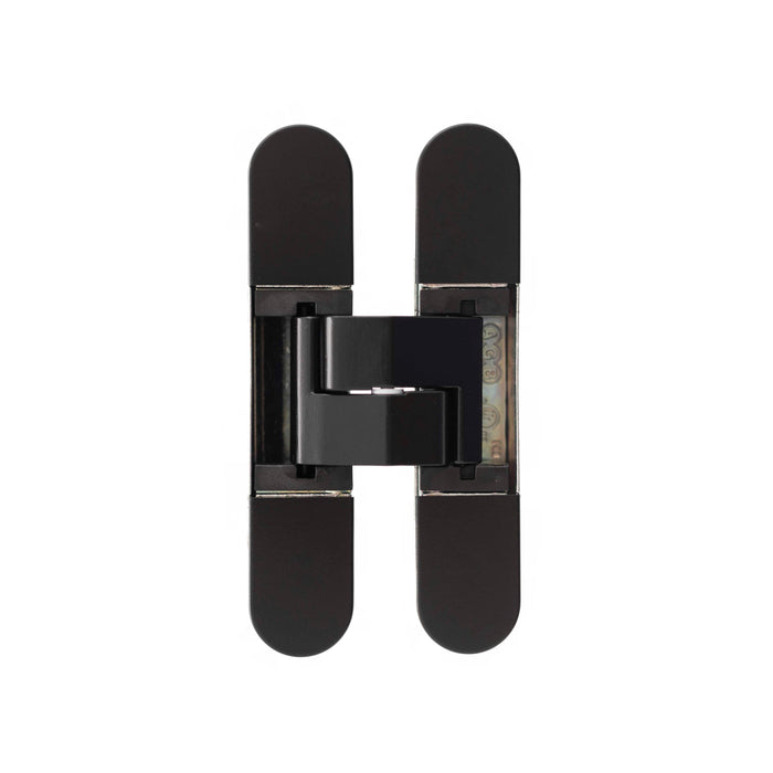 AGB Eclipse Fire Rated Adjustable Concealed Hinge - Matt Black