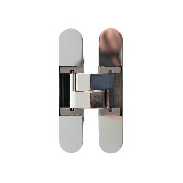 AGB Eclipse Fire Rated Adjustable Concealed Hinge - Polished Nickel