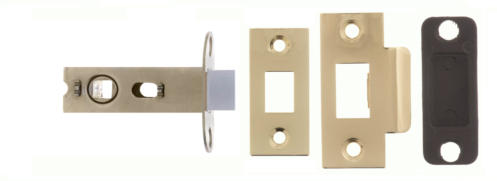 Atlantic Bolt Through Tubular Latch 2.5" - Polished Brass