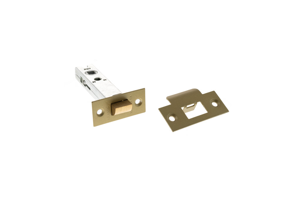 Atlantic Bolt Through Tubular Latch 2.5" - Satin Brass