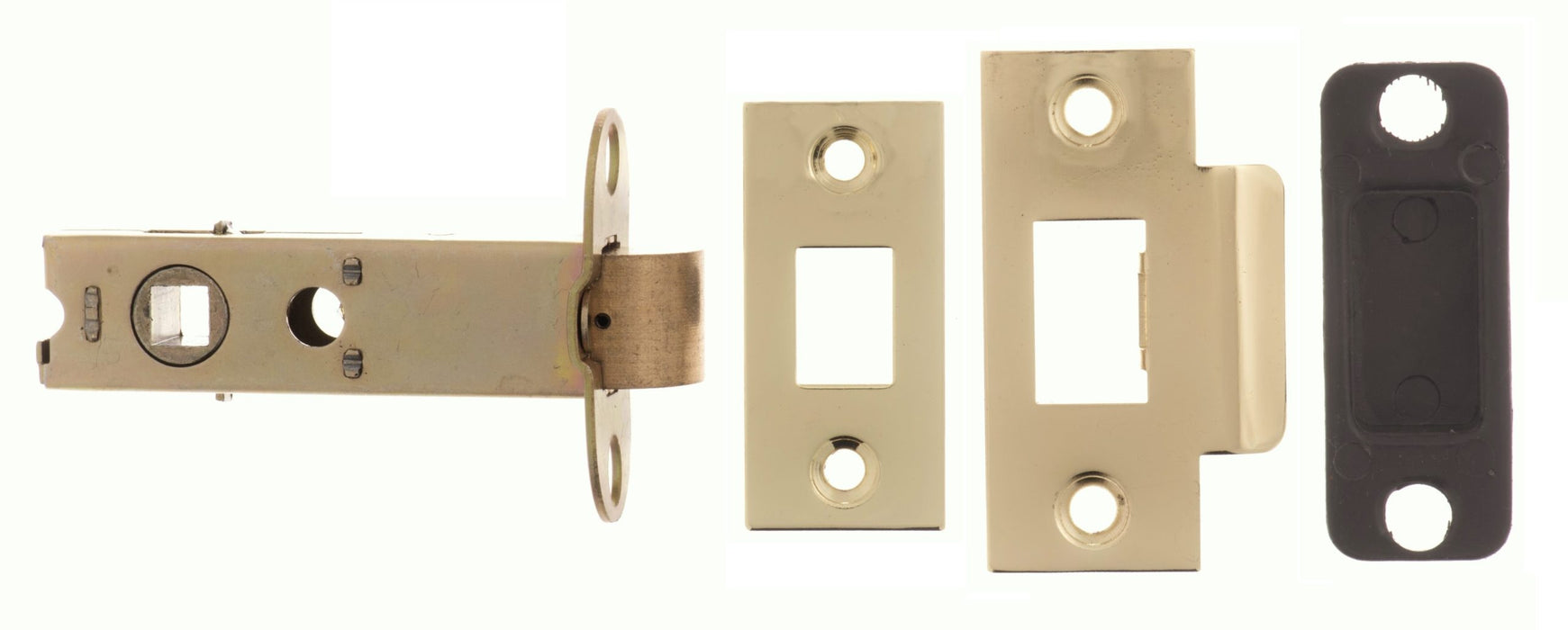 Atlantic Heavy Duty Bolt Through Tubular Latch 3" - Polished Brass