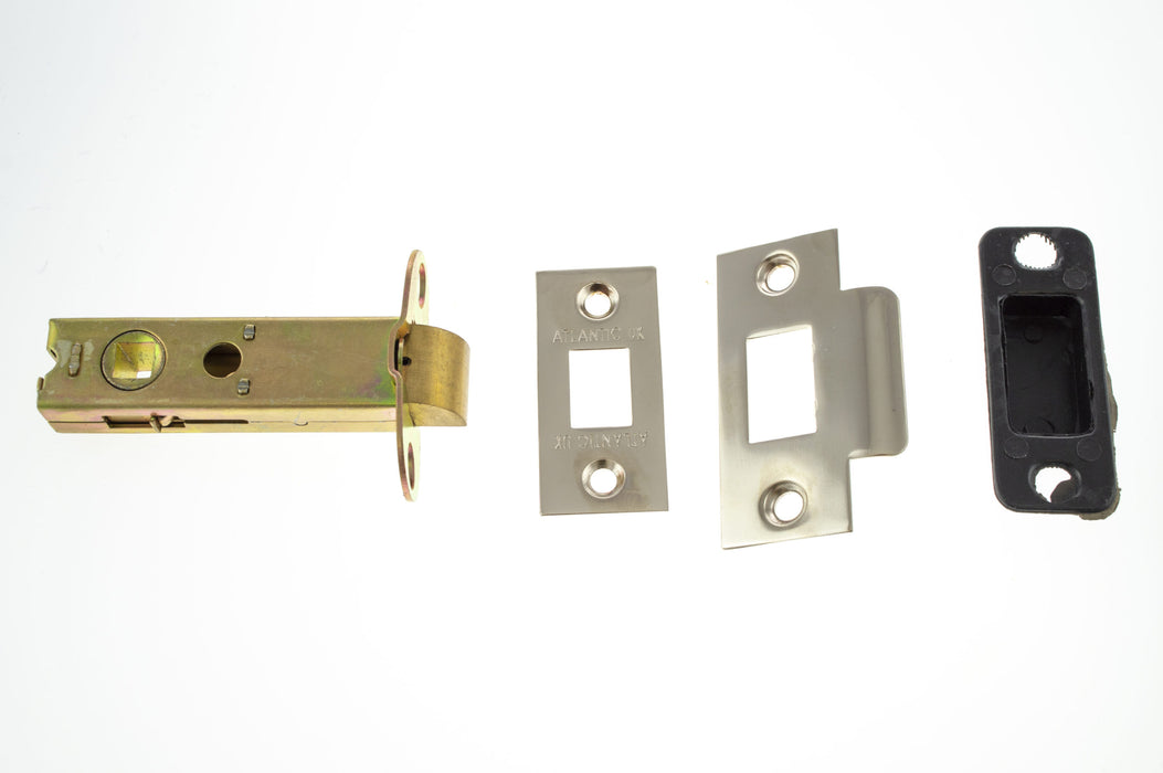 Atlantic Heavy Duty Bolt Through Tubular Latch 3" - Polished Nickel