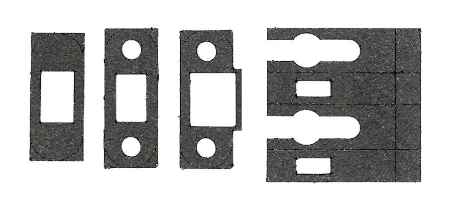 Atlantic Tubular Latch Intumescent Latch Kit FD30 0.8mm