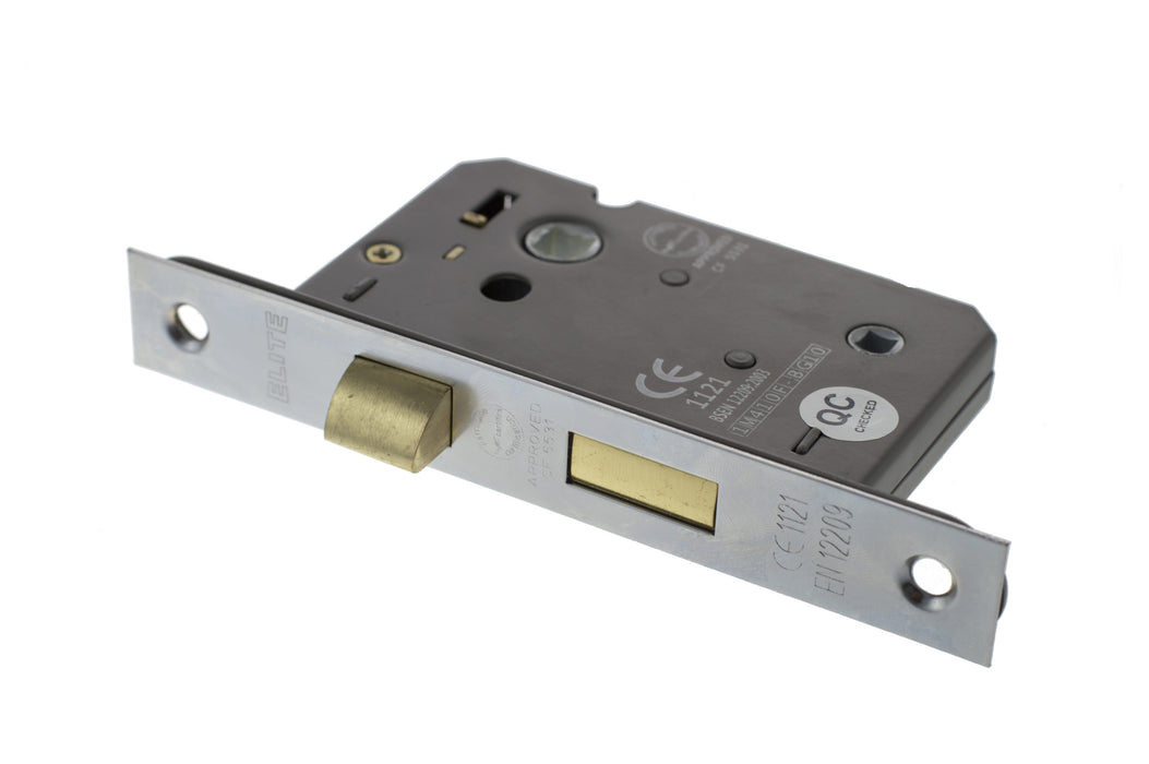 Atlantic Bathroom Lock CE 2.5" - Satin Chrome