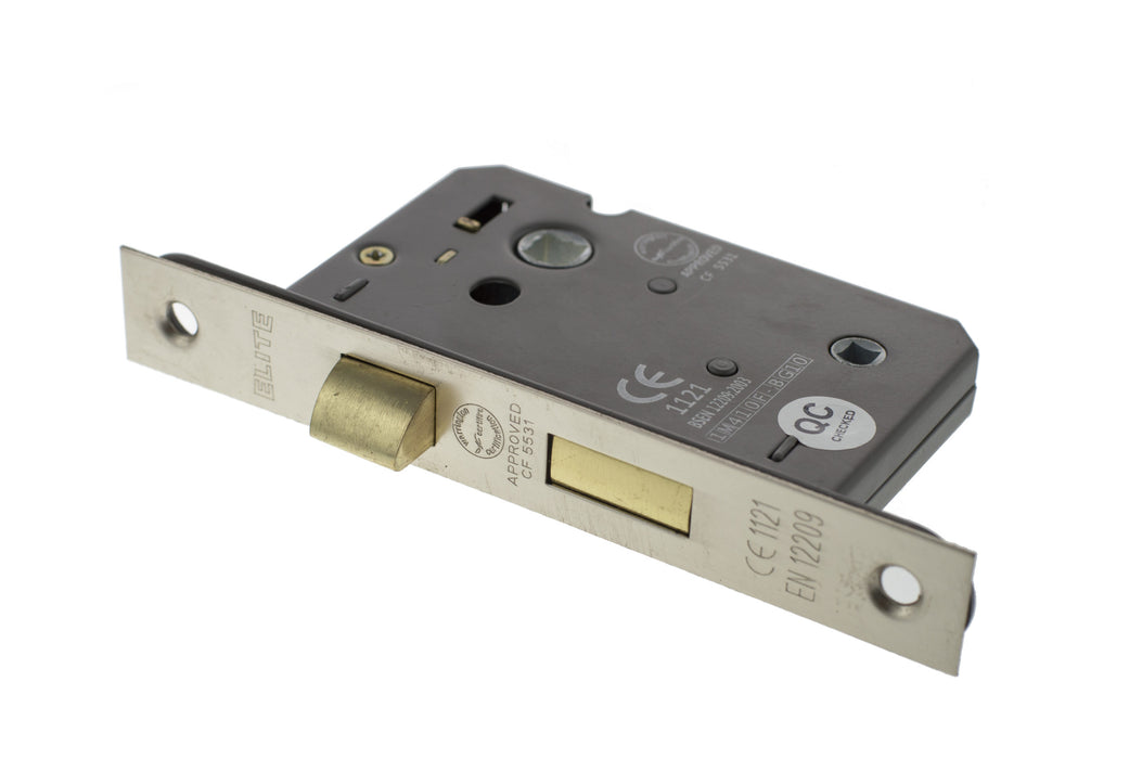 Atlantic Bathroom Lock CE 2.5" - Satin Nickel