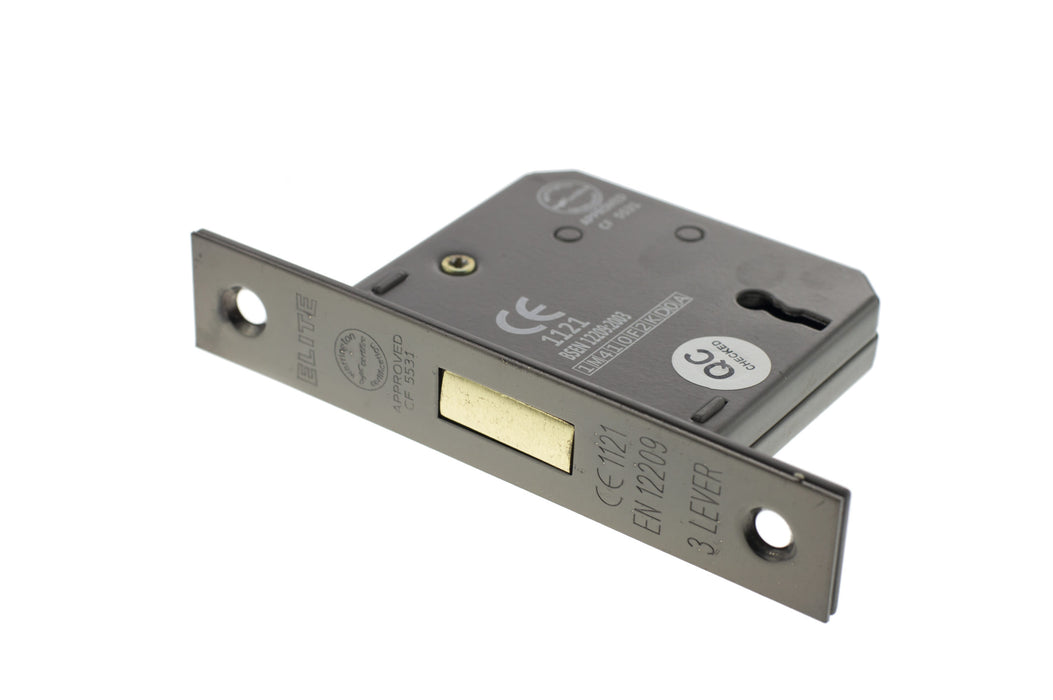 Atlantic 3 Lever Key Deadlock CE 2.5" - Urban Bronze