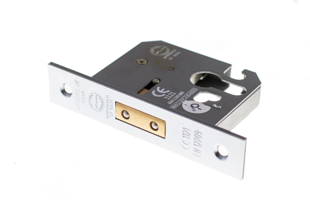 Atlantic Euro Deadlock CE 2.5" - Polished Chrome