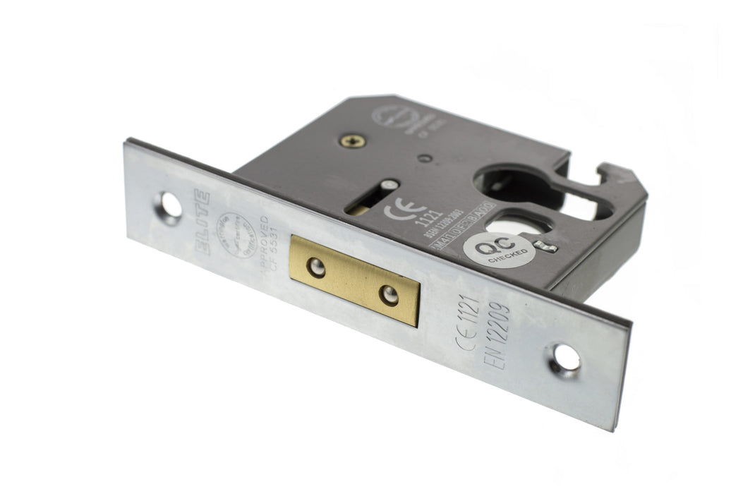 Atlantic Euro Deadlock CE 2.5" - Satin Chrome