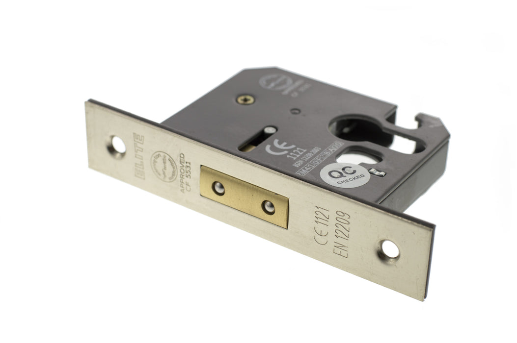 Atlantic Euro Deadlock CE 2.5" - Satin Nickel