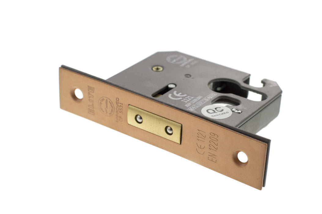 Atlantic Euro Deadlock CE 2.5" - Urban Satin Copper