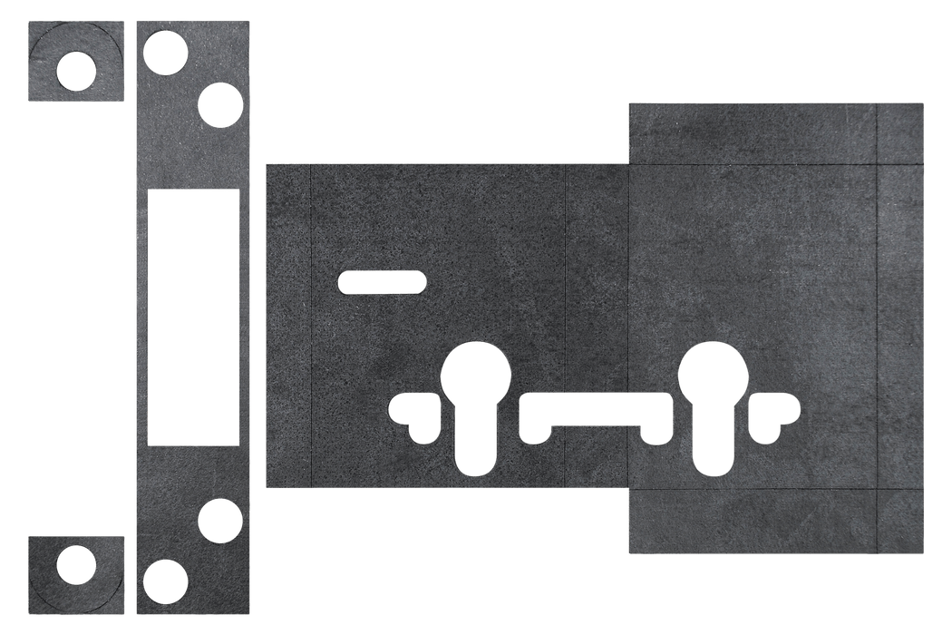 Atlantic Deadlock - Euro & 5LK Intumescent Lock Kit FD30 0.8mm