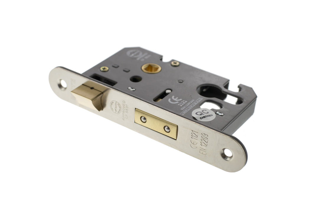 Atlantic Euro Radius Corner Sashlock CE 2.5" - Polished Nickel