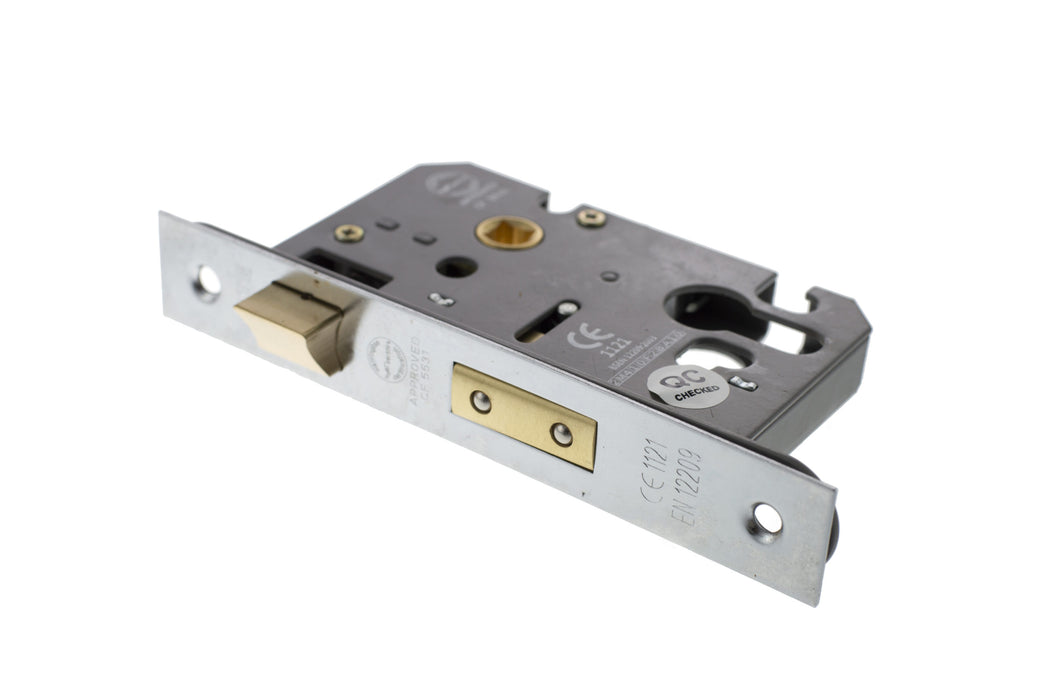 Atlantic Euro Sashlock CE 2.5" - Satin Chrome