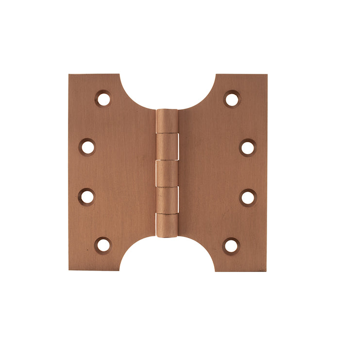 Atlantic Solid Brass Parliament Hinges 4" x 2" x 4mm - Urban Satin Copper