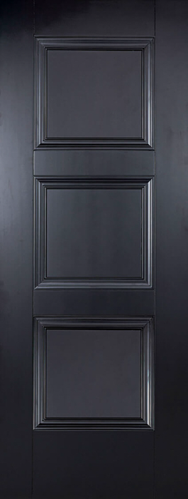 Black Amsterdam Primed Internal Fire Door