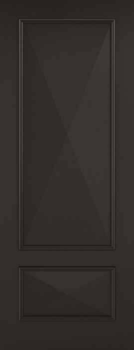 Black Knightsbridge 2 Panel Primed Internal Door