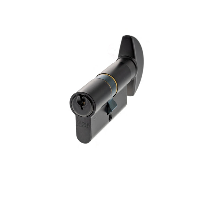 AGB 5 Pin Key to Turn Euro Cylinder 30-30mm (60mm) - Matt Black