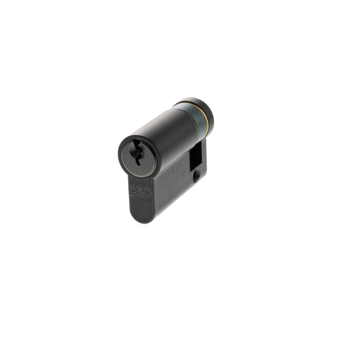 AGB 5 Pin Single Euro Cylinder 35-10mm (45mm) - Matt Black