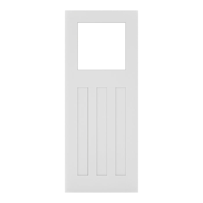 Cambridge White Primed Glazed Internal Door