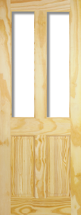 Clear Pine Richmond 2 Light Unglazed Unfinished Internal Door