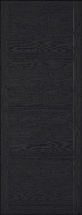 Dark Charcoal Soho 4 Panel Pre-Finished Internal Door