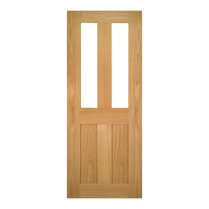 Eton Unfinished Oak Glazed Internal Door