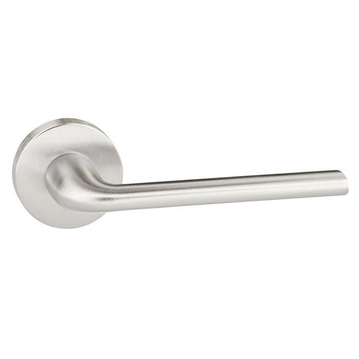 Forme Milly Lever Door Handle on Minimal Round Rose - Satin Chrome