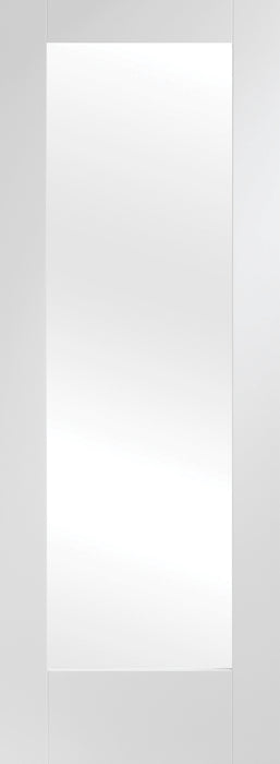 White Pattern 10 Clear Glass Primed Internal Door