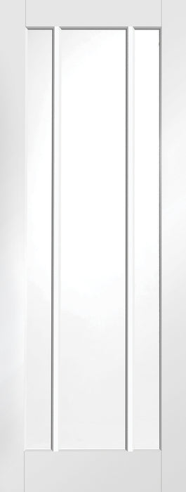 White Worcester Clear Glass Primed Internal Door