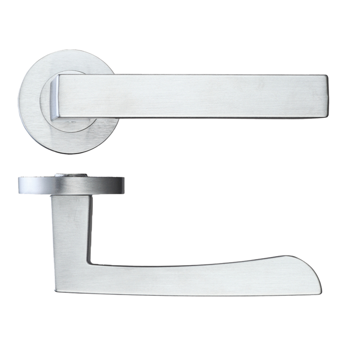 Fornax Satin Chrome Privacy Handle Hardware Pack