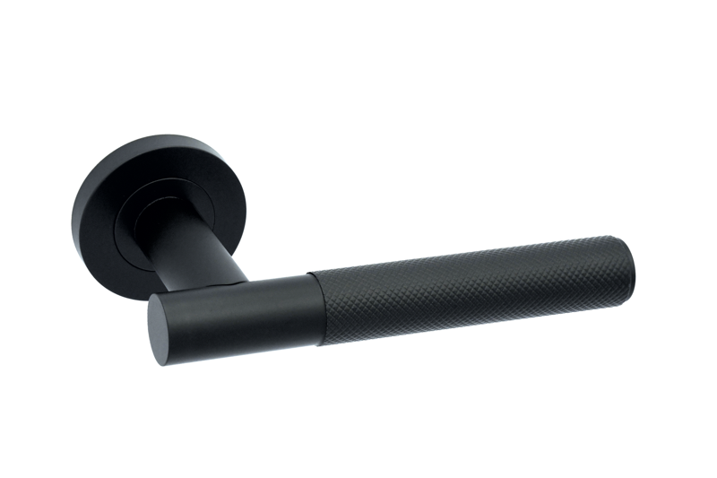 Lugano Matt Black Privacy Handle Pack