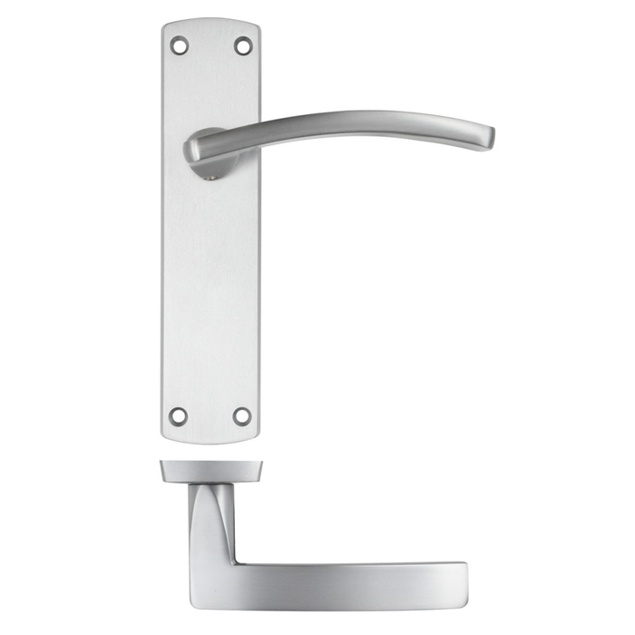 Oxford Satin Chrome Privacy Handle Pack