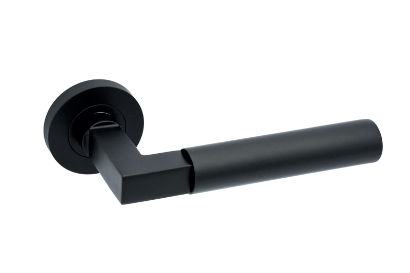 Verona Privacy Matt Black Handle Pack