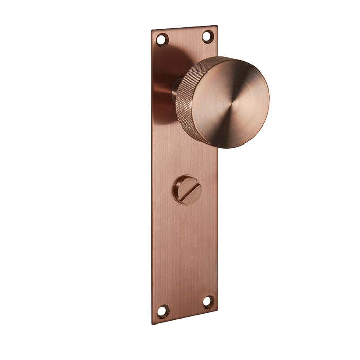 Zermatt Satin Copper Handle Hardware Privacy Pack