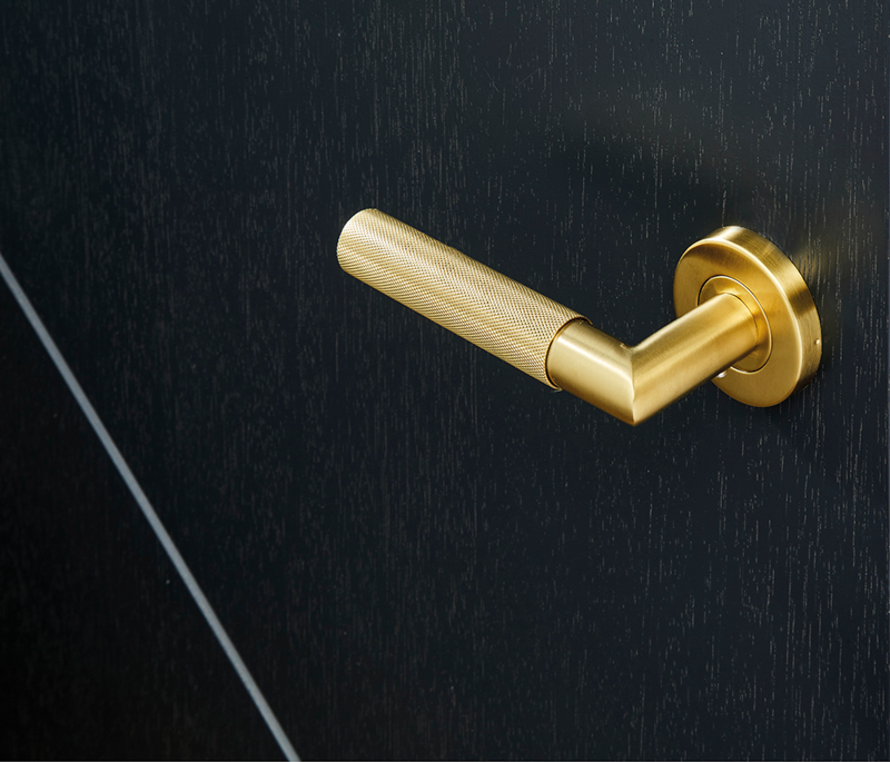 Zurich Satin Gold Handle Hardware Pack