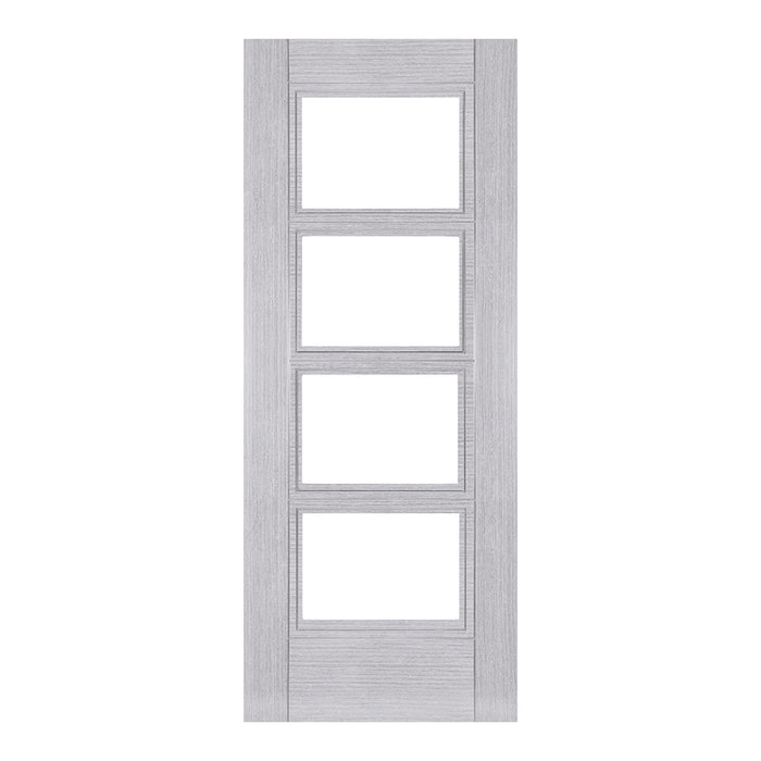 Montreal Light Grey Ash Glazed Internal Fire Door