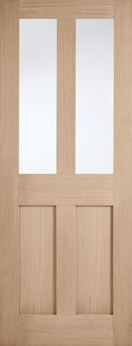 Oak London Glazed Pre-Finished Internal Door