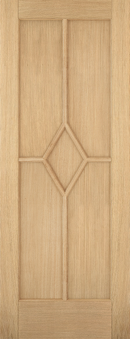 Oak Reims 5 Panel Pre-Finished Internal Door