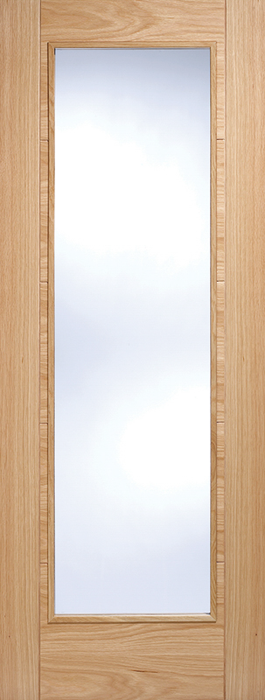 Oak Vancouver Glazed Pattern 10 Pre-Finished Internal Door