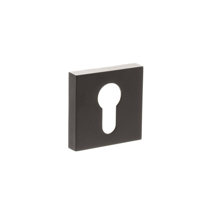 STATUS Euro Escutcheons on S4 Square Rose - Urban Dark Bronze