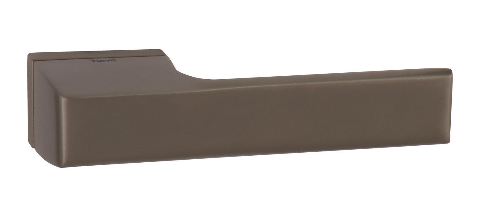 Tupai Rapido RetaLine Panela Lever Door Handle on Long Rose - Titanium