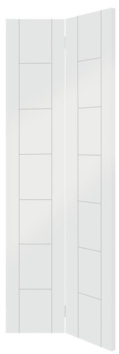 White Palermo Bi-Fold Primed Internal Door