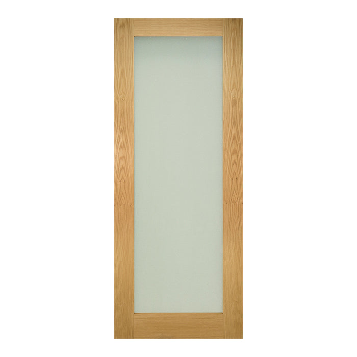 Walden Unfinished Oak Frosted Glaze Internal Door