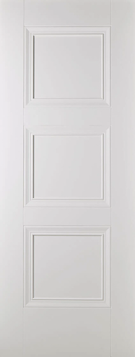 White Amsterdam Primed Internal Fire Door