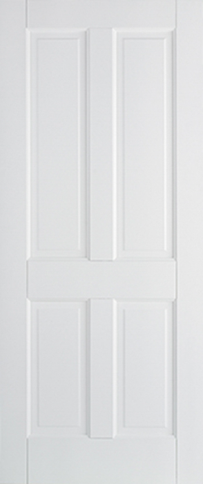 White Canterbury 4 Panel Primed Internal Fire Door